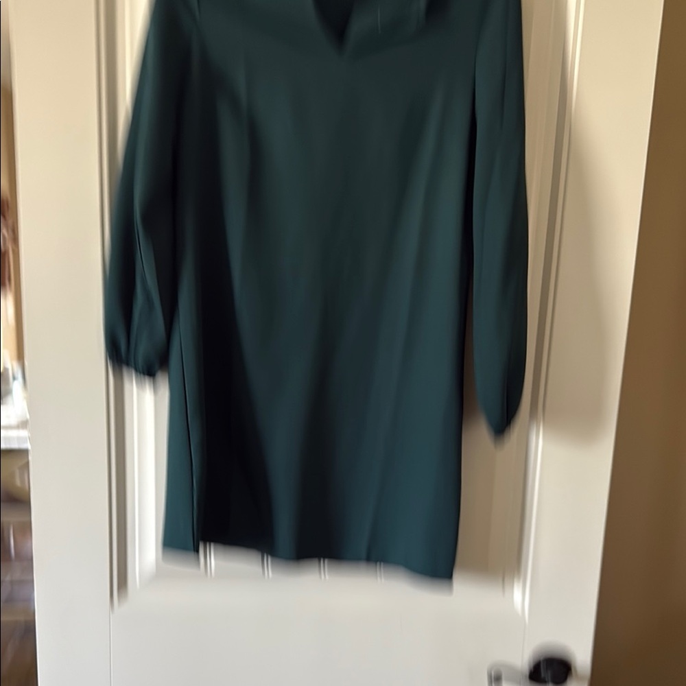SHEIN Teal Long Sleeve Dress